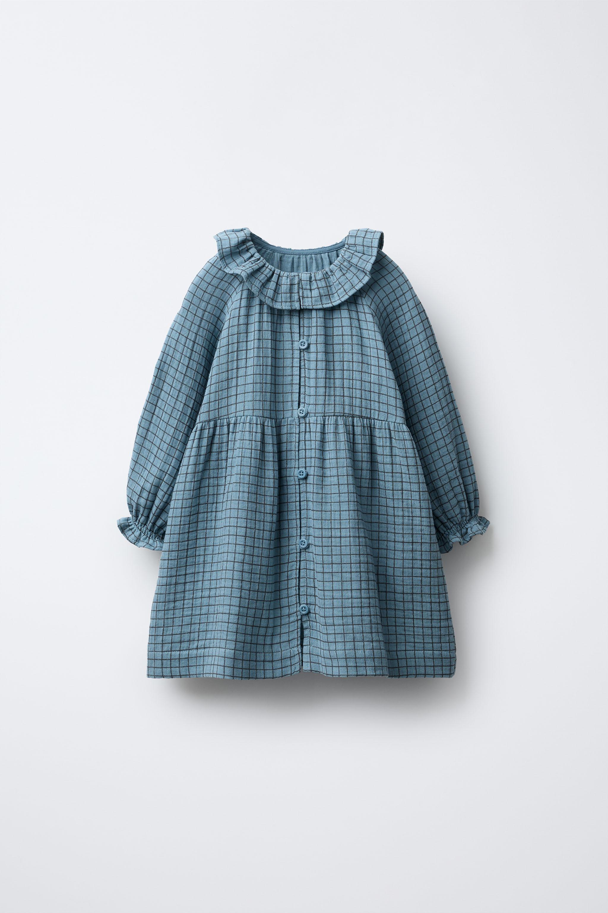TEXTURED PLAID DRESS BENSIMON ® X ZARA
